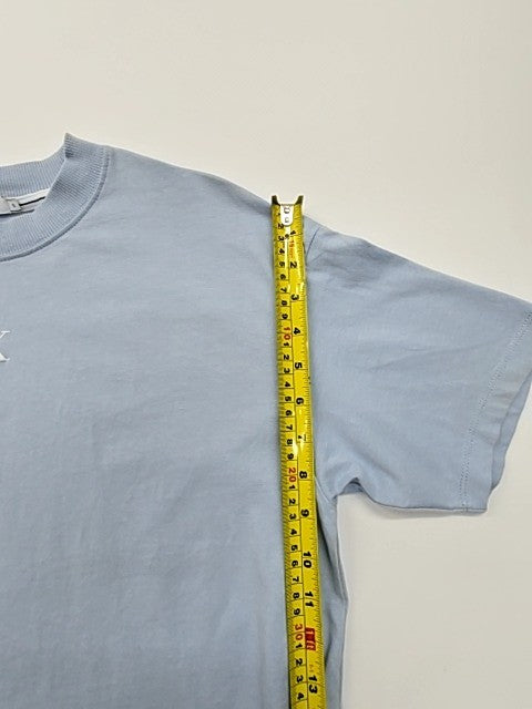 Calvin Klein Jeans Unisex Light Blue Logo T-Shirt Size S Regular