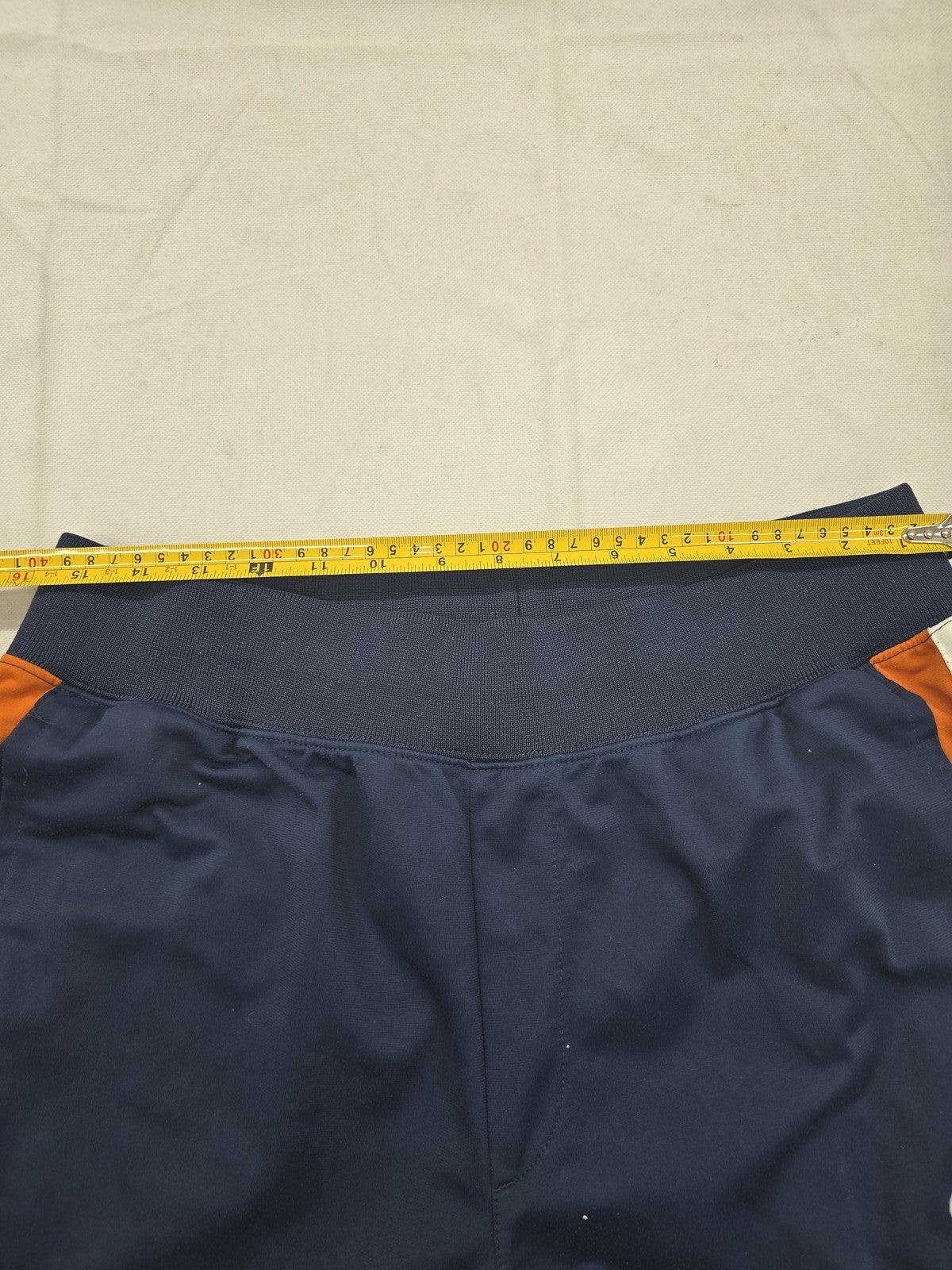Nike Navy Orange Striped Sweatpants Men's L Activewear