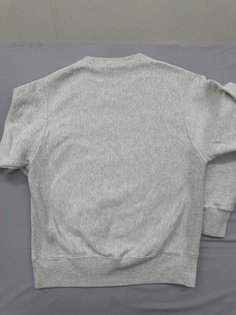 Champion Reverse Weave Gray Crew Sweatshirt S Heavyweight Fleece
