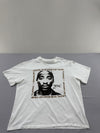 Bershka Men's White T-Shirt – Size M, Short Sleeve, Cotton