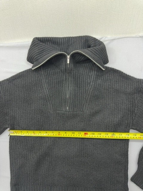 French Connection Black Turtleneck Balloon Sleeve Sweater S Women