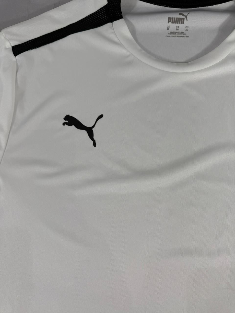 Puma Men's XL White Training Sports T-Shirt DryCell Athletic Tee
