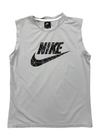 Nike Men's White Tank Top – Size S, Sleeveless