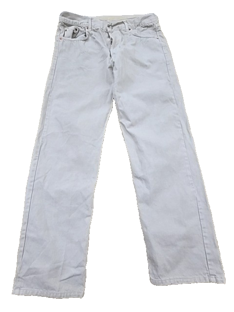 Levi's Men's White Jeans – Size 40