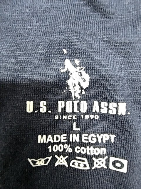 Polo Ralph Lauren Men's Navy Crewneck T-Shirt L Cotton