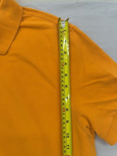 Kappa Men's XL Orange 100% Cotton Short Sleeve Polo Shirt