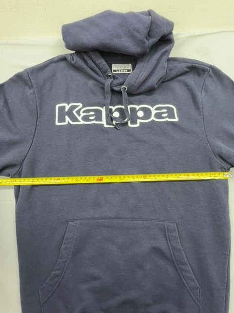 Kappa Men's Navy Pullover Hoodie Large Cotton Blend L