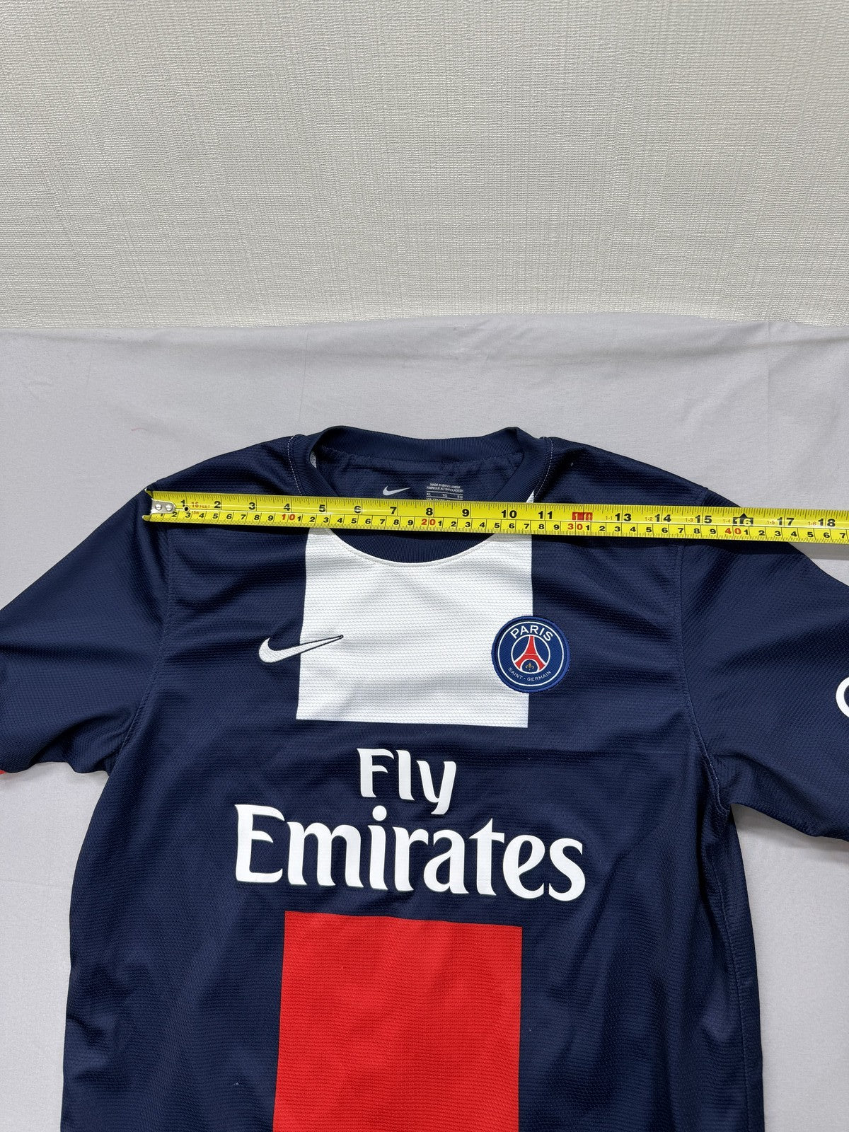 Nike L Football Jersey Navy L Dri-FIT Short Sleeve Stripe