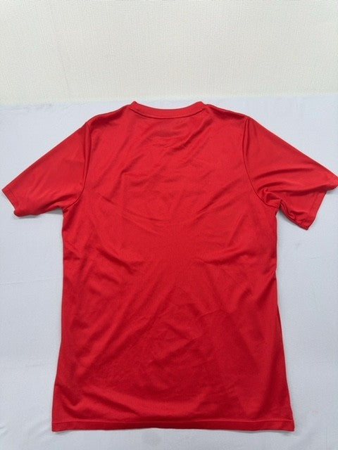 Nike Men's L Red Dri-FIT Soccer Jersey Short Sleeve Mesh
