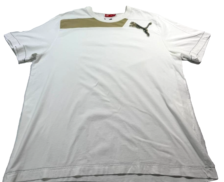 White Puma Men's Graphic T-Shirt - Size XXL