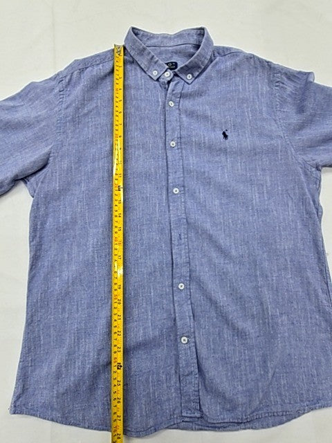 Polo Ralph Lauren XL Indigo Chambray Long Sleeve Button-Down Shirt