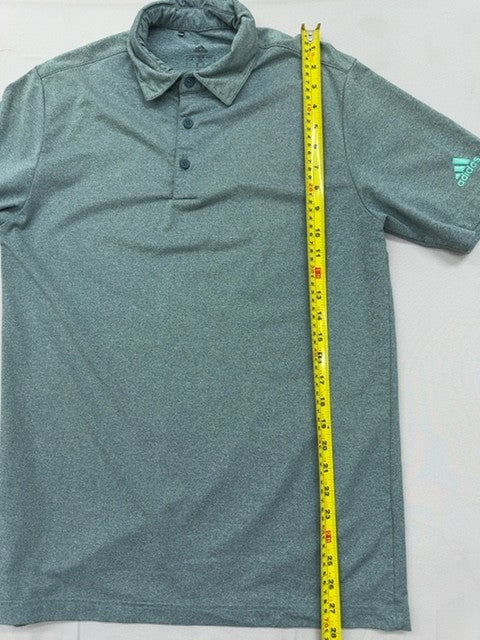 Adidas Men's Grey Golf Polo Shirt Large Short Sleeve Stretch