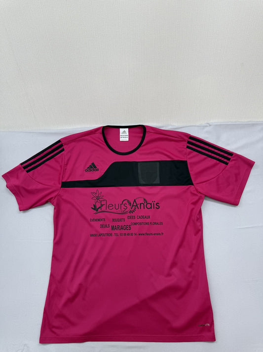 Adidas Unisex Pink Jersey – Size L, Crewneck crewneck Crewneck One-off
