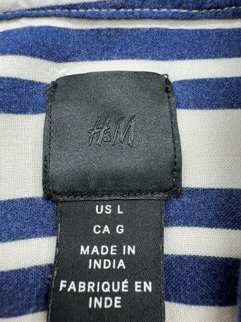 H&M Boys Blue Shirt size L product image 3