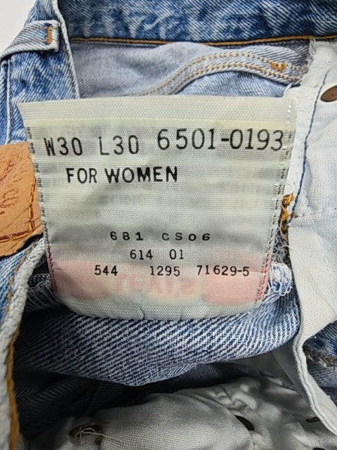 Levi's Women Blue Jeans size 30X30 product image 6