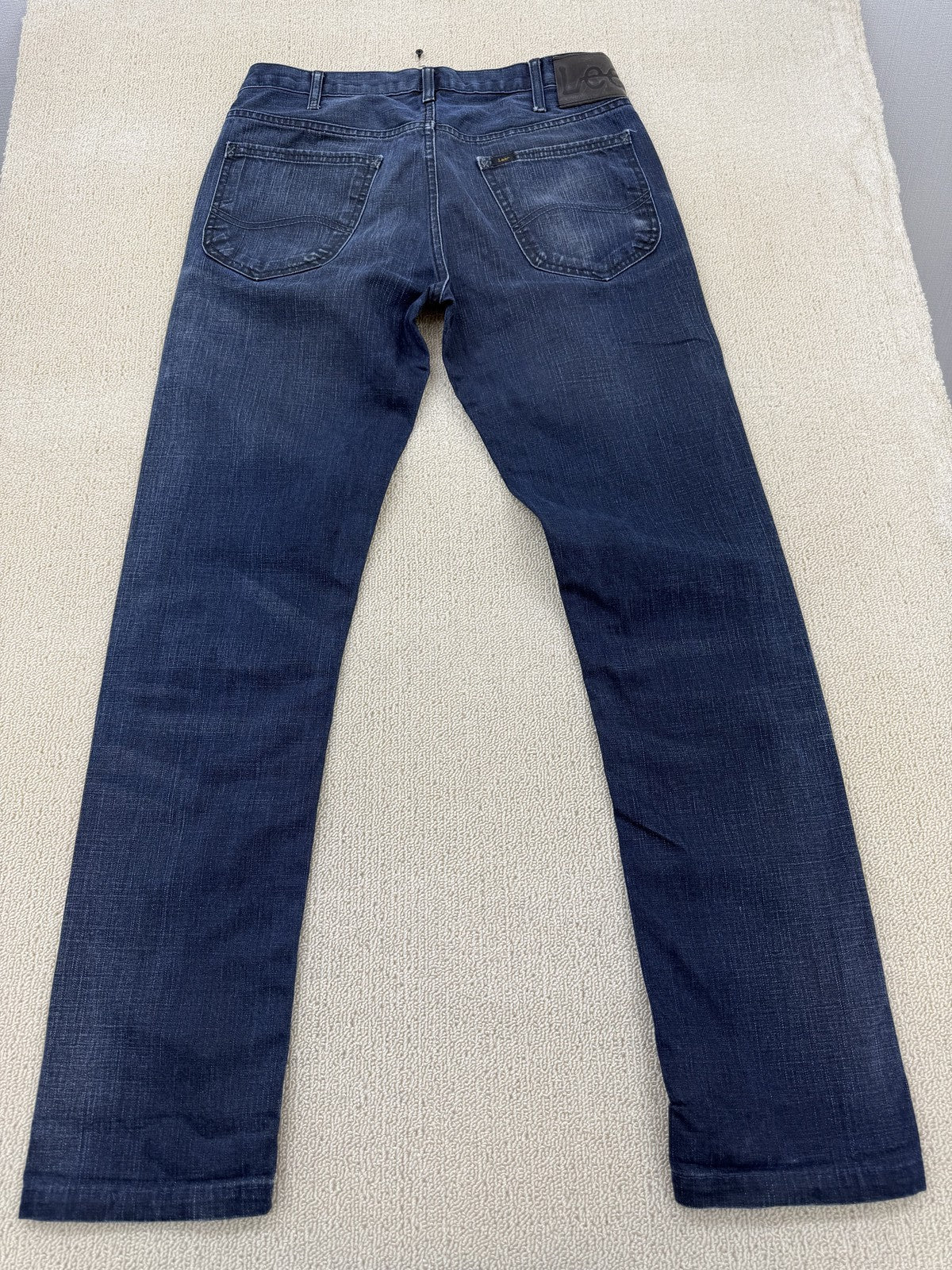 Lee Unisex Blue Jeans W31 L34 100% Cotton Denim Regular