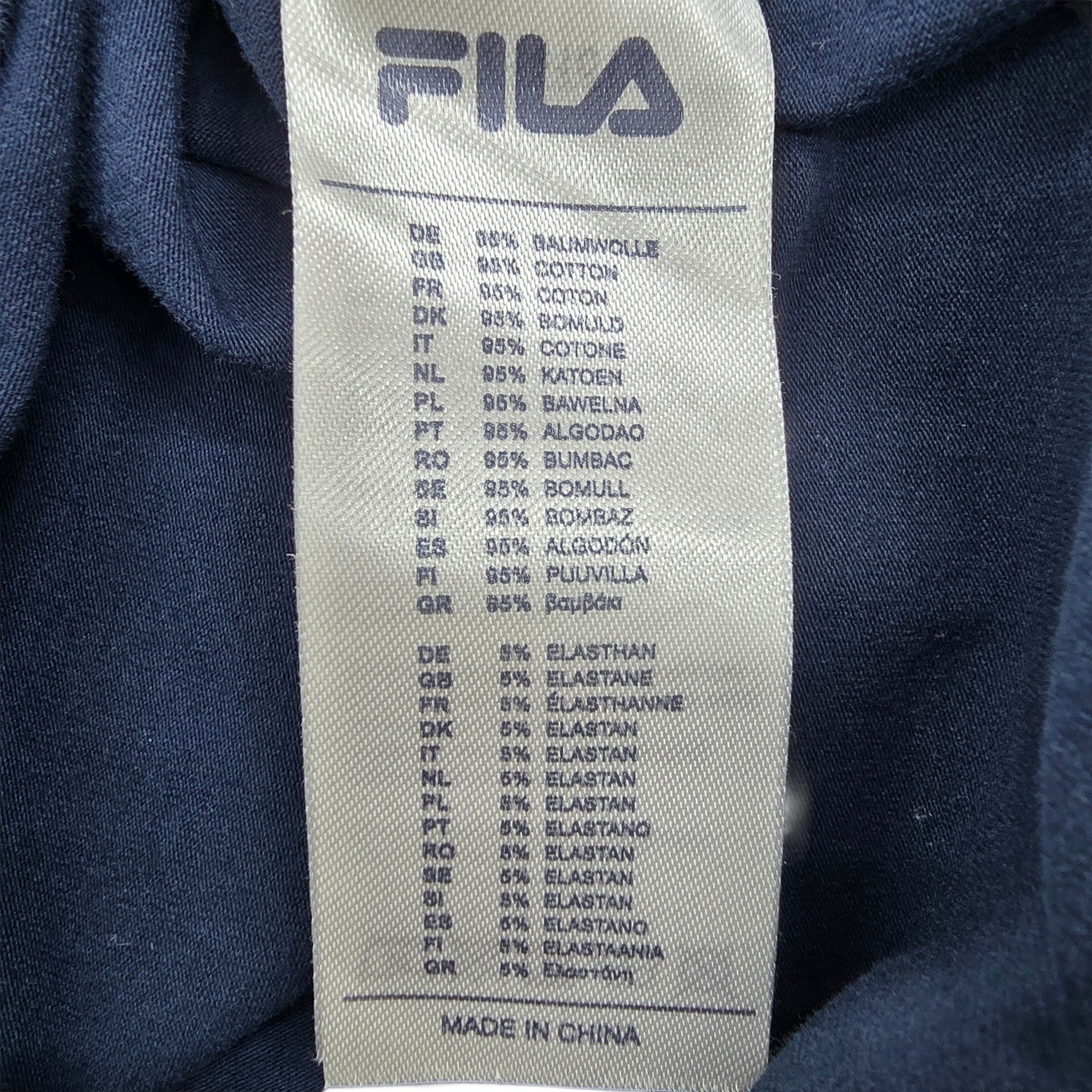 Fila Men Navy T-Shirt size S product image 4