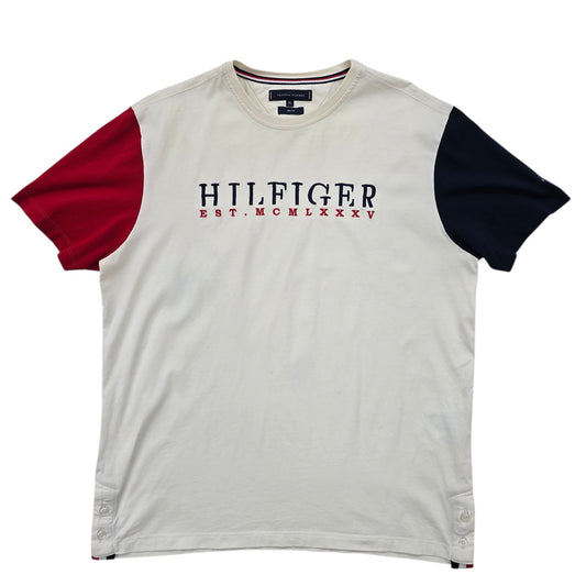 Tommy Hilfiger Men White T-Shirt size XL product image 1