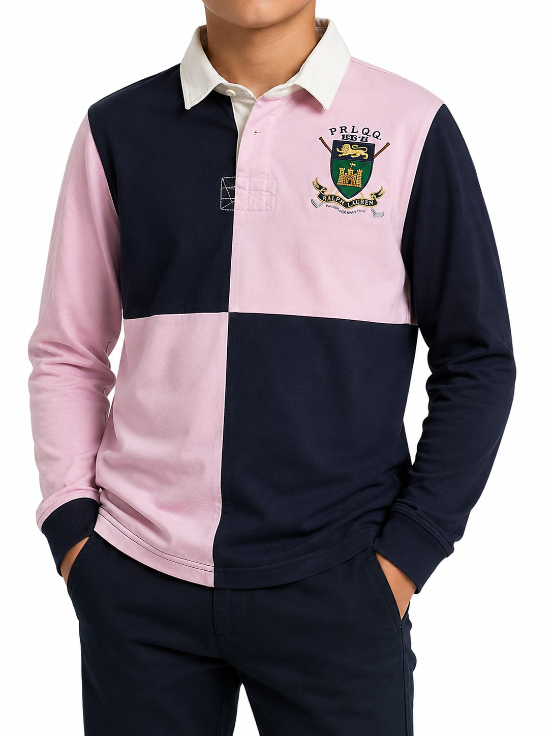 Polo Boys Black Polo Shirt size L product image 1