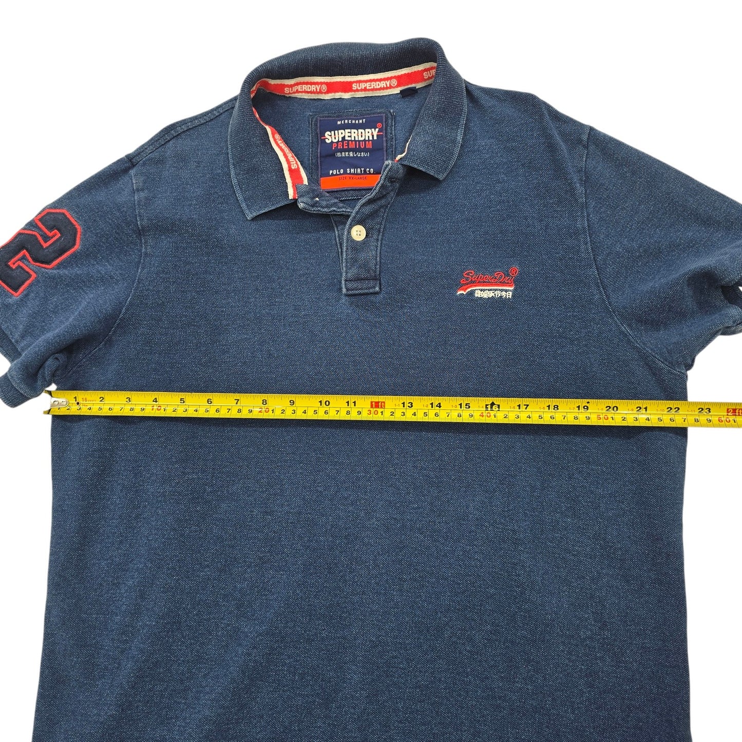 Superdry Men Navy Polo Shirt size XXL product image 7