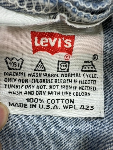 Levi's Men's 501 Medium Blue Shorts W29 L34 Vintage