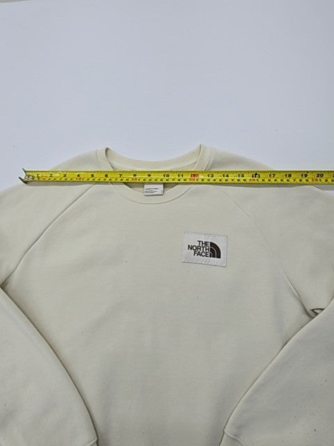 The North Face Women's Cream Pullover Crewneck Sweater Size L Excellent