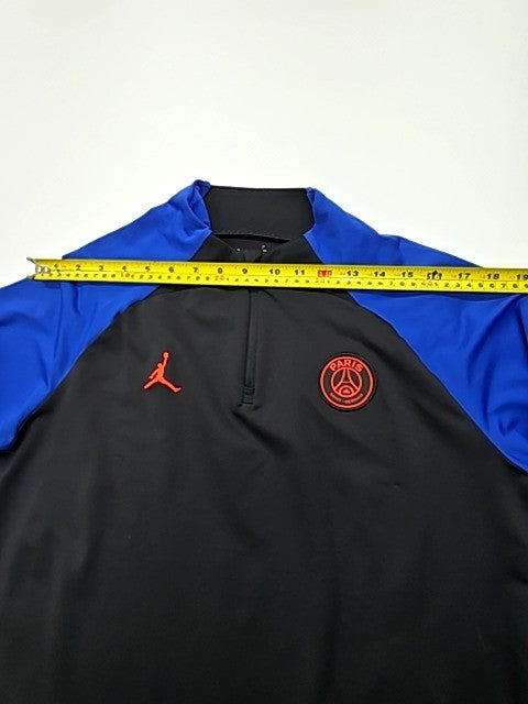 JORDAN Boys Black/Blue Long Sleeve Rashguard Size L Condition New