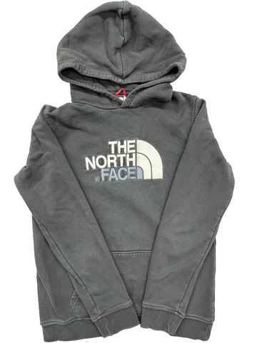 The North Face Gray Hoodie Youth Junior XL Pullover Cotton