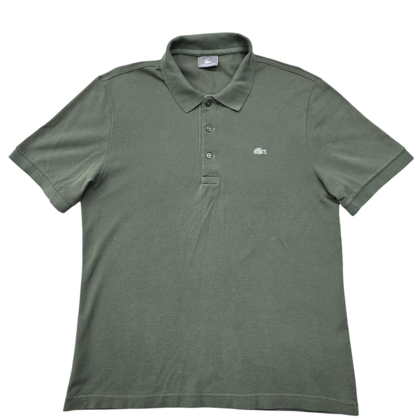 Lacoste Men's Green L.12.12 Polo Shirt Size 6 Regular Fit