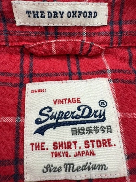 Superdry Men Red Shirt size M product image 6