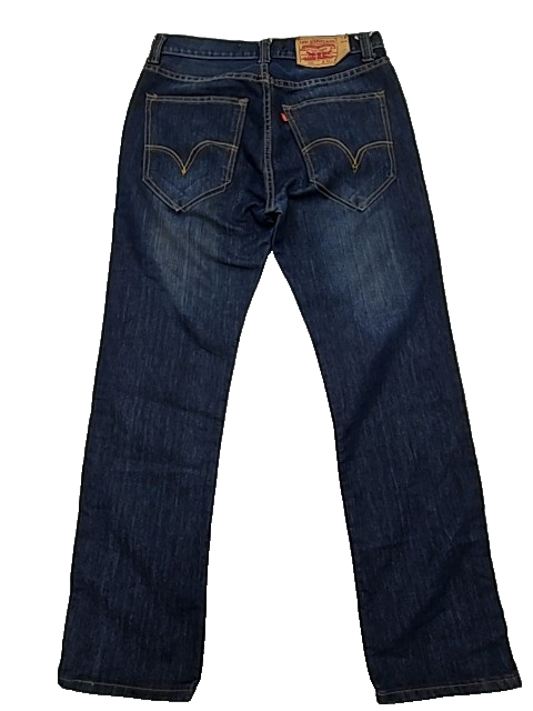 Levi's 501 Original Fit Straight Leg Jeans 33x32 Dark Wash