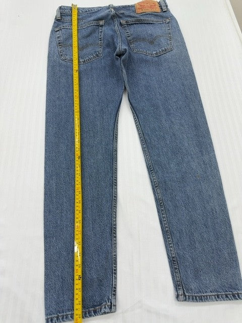 Levi’s Men Light Blue Straight Stretch Jeans Size S Regular Fit Condition