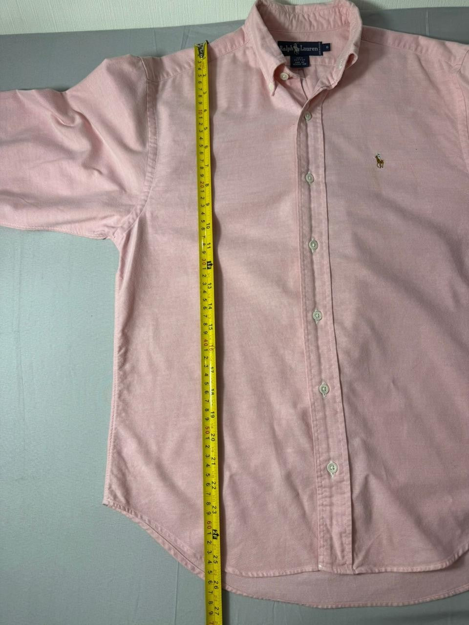 Ralph Lauren Boys Pink Button Down Shirt Size 6 Long Sleeve Cotton
