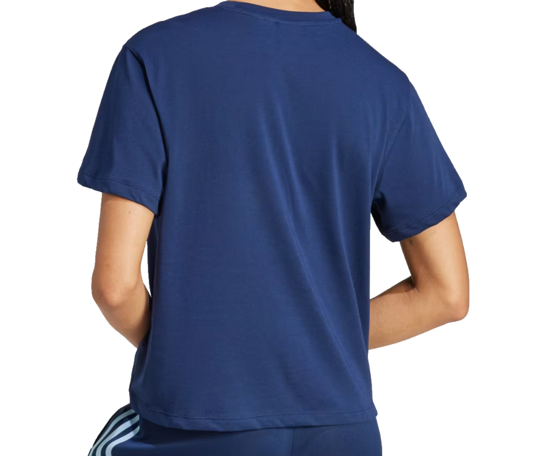 Adidas Originals Navy Blue Trefoil Logo T-Shirt Unisex Size XS