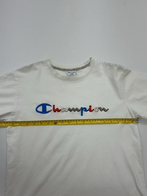 Champion Boys White T-Shirt size L product image 7