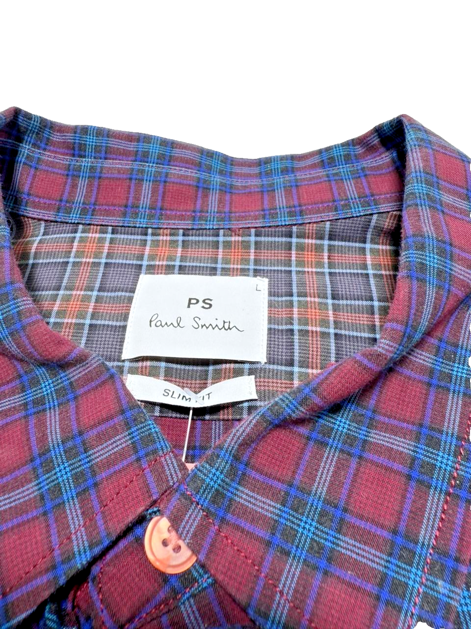 Paul Smith Checkered Shirt For Men - Size L