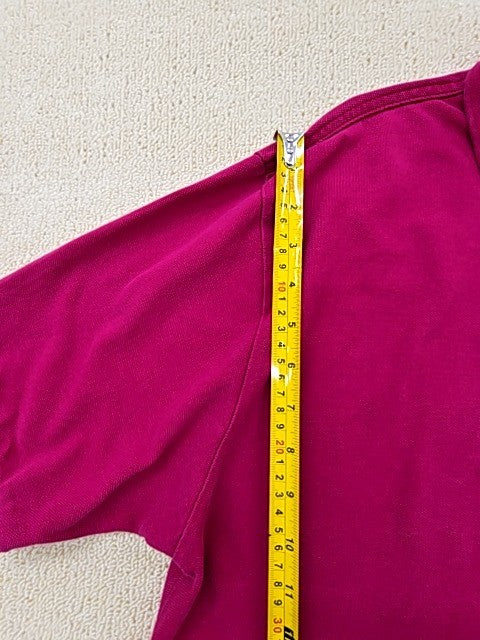 Kappa Robe Di Kappa Magenta Polo L Men's Cotton Pique Short Sleeve
