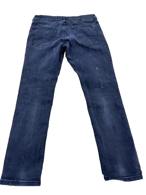 Tommy Hilfiger Men's Dark Blue Straight Leg Jeans Size 32x30