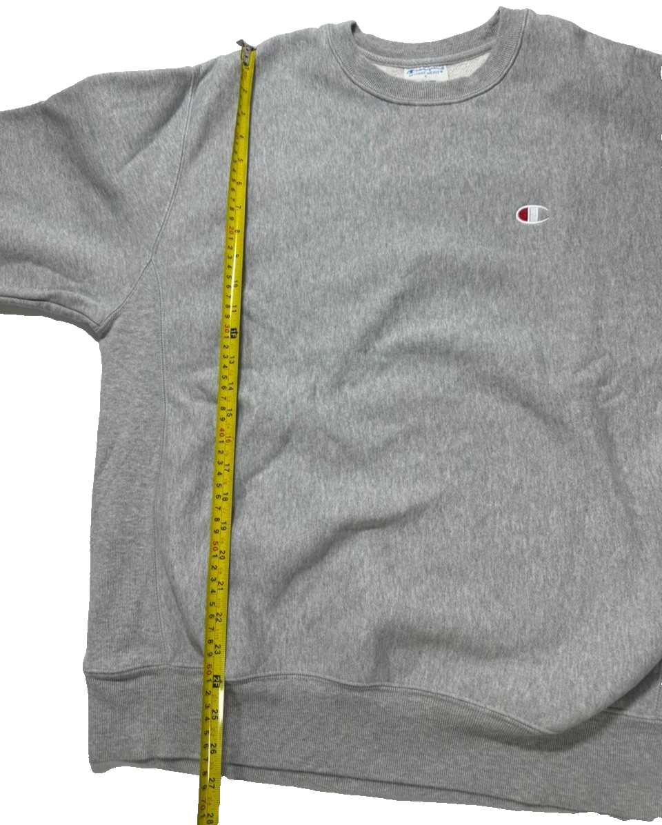 Champion Reverse Weave Grey Sweatshirt - Size L