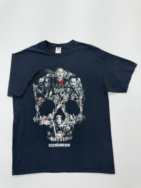Fruit of the Loom Men Black T-Shirt size XL product image 1