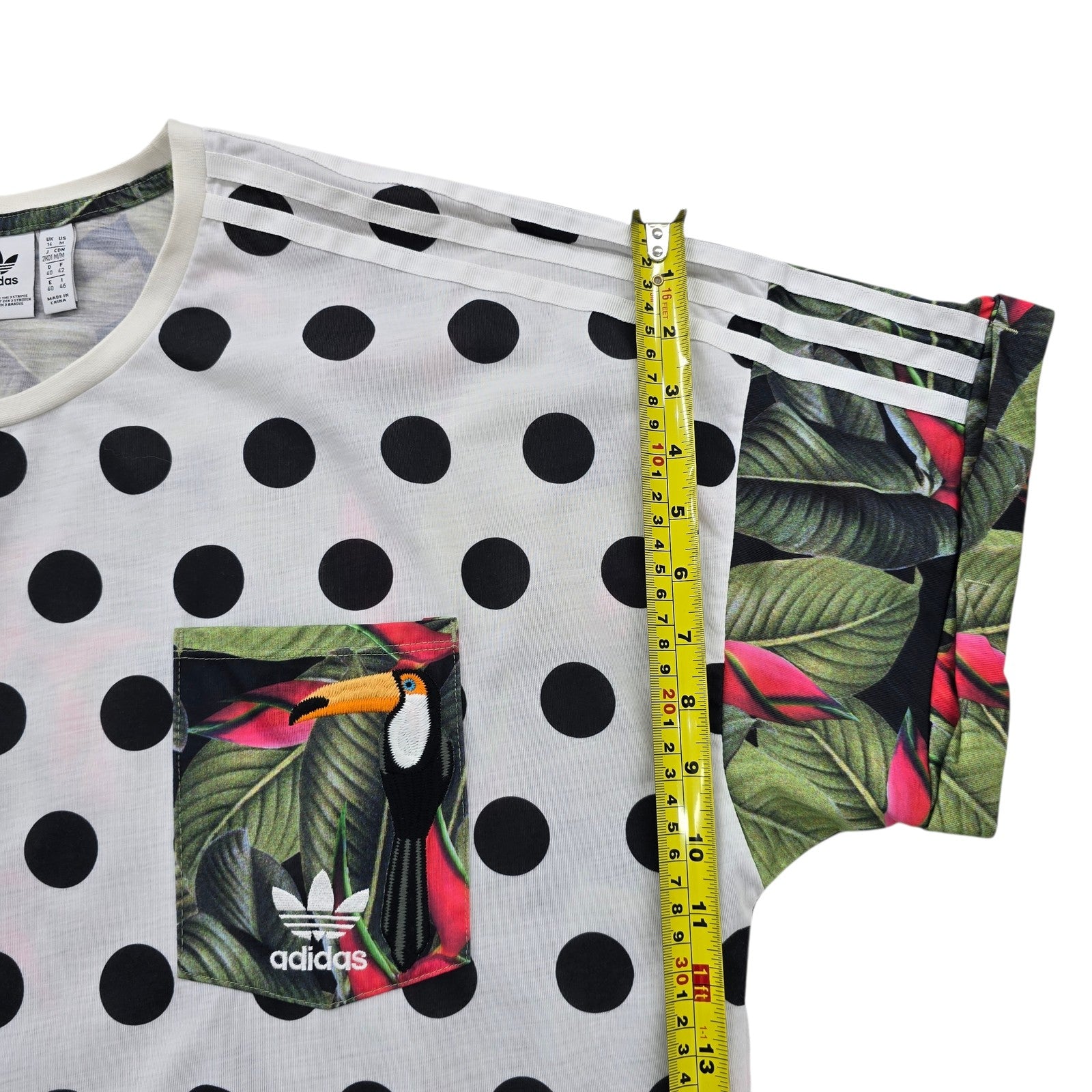 Adidas Women White T-Shirt size M product image 6