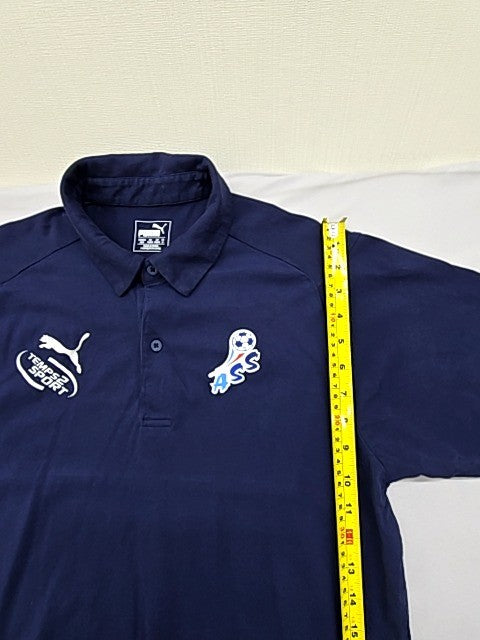 Puma Men's Navy Blue Polo Shirt M 4-Way Stretch UV 655310-06