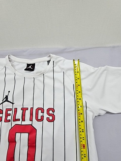 Jordan NBA Swingman Jersey White Striped XL Men's Short Sleeve