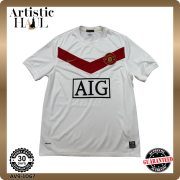 Nike White M Short Sleeve Polyester Jersey Crewneck Unisex