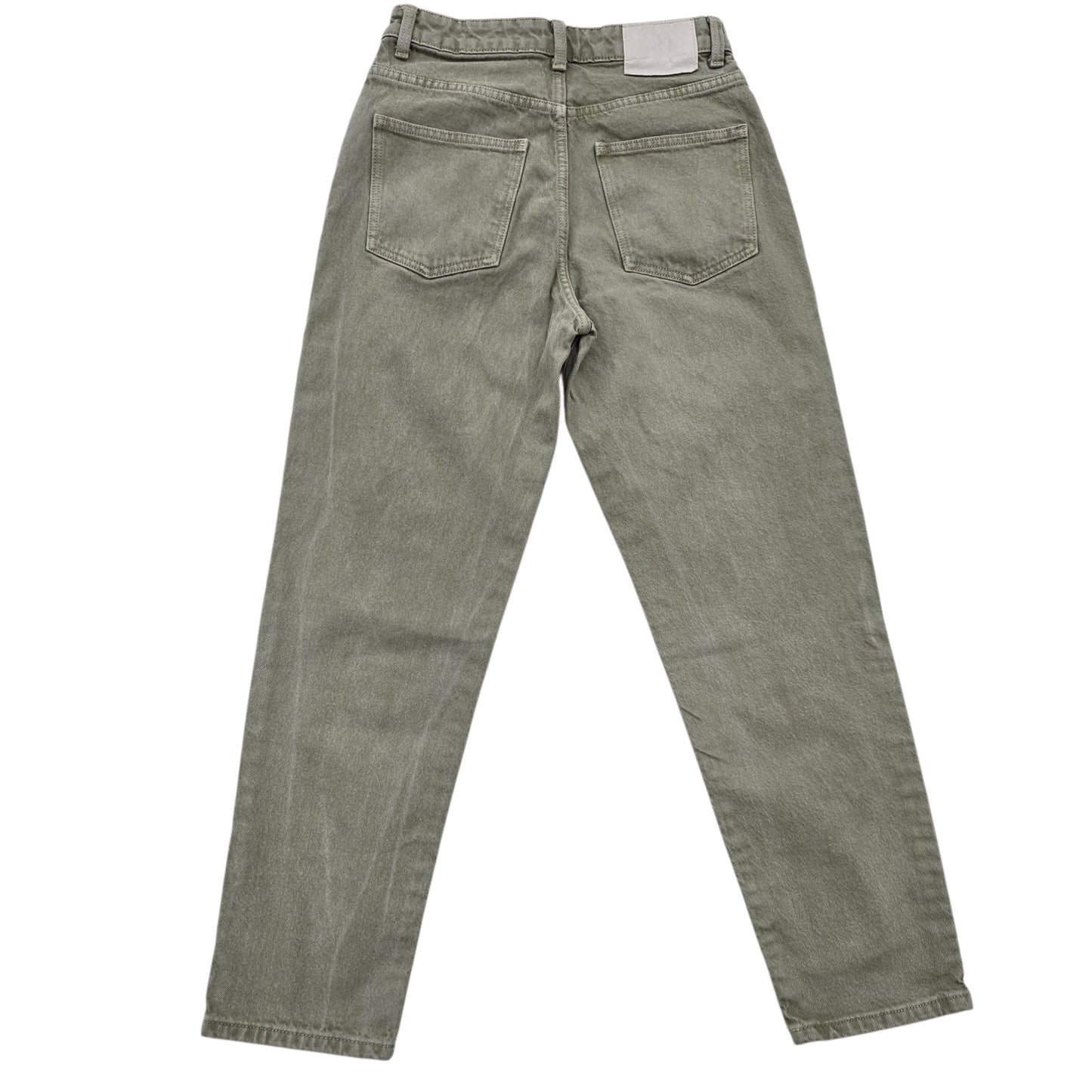 ZARA Women's Sage Green Straight Leg Jeans Size 4