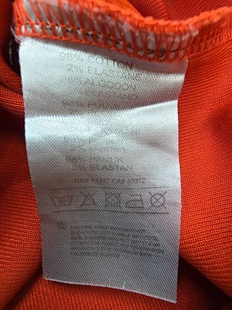 C.P. Company Men Orange Logo Patch Pocket T-Shirt Size S Regular