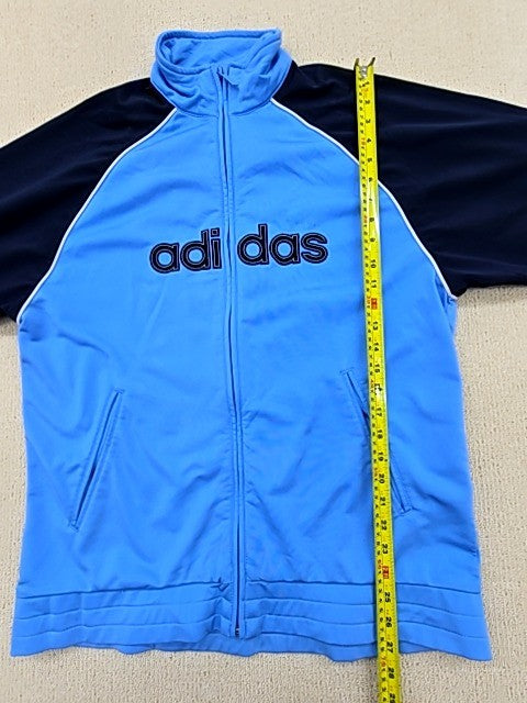 Adidas Men's Team Navy Track Jacket Size M Full Zip
