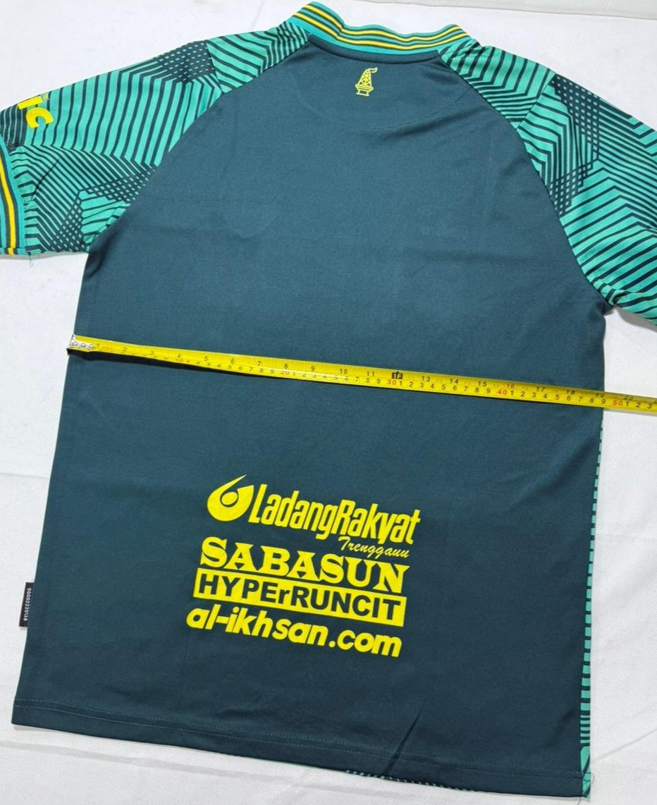 Umbro Terengganu FC Home Jersey Green Yellow Football Shirt SIZE L