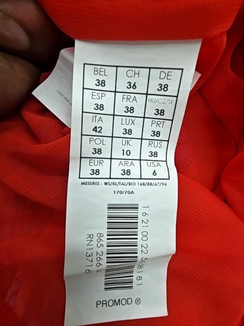 Promod Women Red Skirt size 6 product image 4