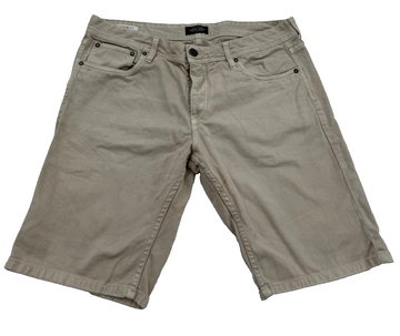 Jack & Jones Men's XL Gray Denim Regular Fit Shorts Ripped 5-Pocket